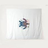 Tenture Cravate Hawaiian Sea Turtle-Dye Hawaii Vacances Pl (Devant (Horizontal))