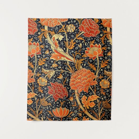 Tenture Cray, célèbre motif de W. Morris, (Devant)