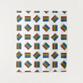 Tenture Crayons de couleur arc-en-ciel (Devant)