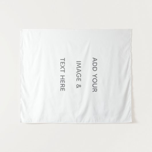 Tenture Create Your Own white  (Devant (Horizontal))