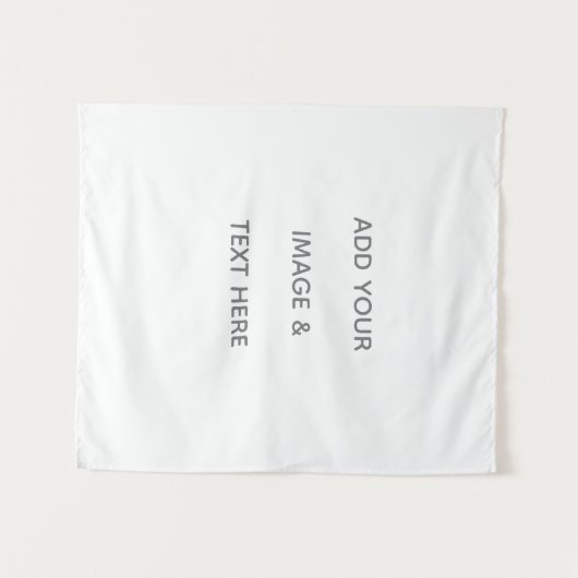 Tenture Create Your Own white (Devant (Horizontal))