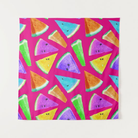 Tenture Création du Motif de pastèque 9 (Devant (Horizontal))