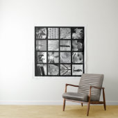 Tenture Création d'un collage de photos Art de la tapisser (En situation (horizontale))