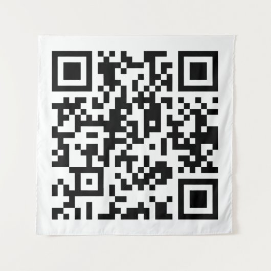 Tenture Création instantanée de code QR (en entrant votre  (Devant (Horizontal))