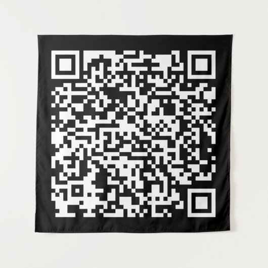 Tenture Création instantanée de code QR (en entrant votre (Devant (Horizontal))