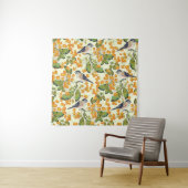 Tenture Creative seamless pattern background decorated wit (En situation)