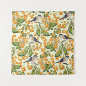 Tenture Creative seamless pattern background decorated wit (Devant)