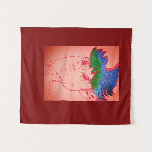 Tenture Creature Features Animation Tapestry (Devant (Horizontal))