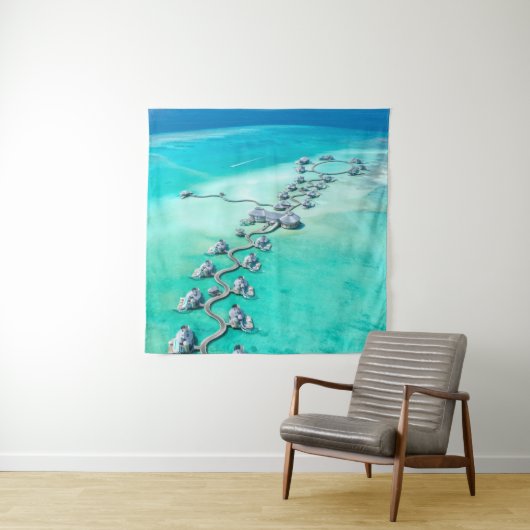 Tenture Créatures marines (En situation)