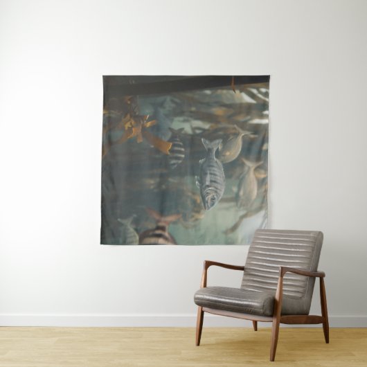 Tenture Créatures marines (En situation (horizontale))