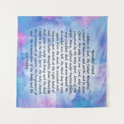 Tenture Credo des apôtres (Devant (Horizontal))