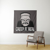 Tenture Creep It Real Classic Horror Frankenstein Design (En situation)