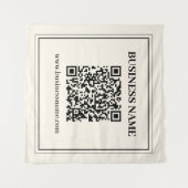 Tenture Créer instantanément un code QR numérisable pour l (Devant (Horizontal))
