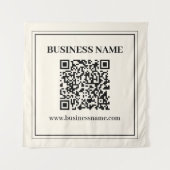 Tenture Créer instantanément un code QR numérisable pour l (Devant)