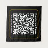 Tenture Créer un code QR d'entreprise instantanément scann (Devant (Horizontal))
