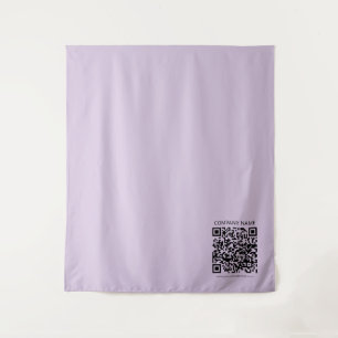 Tenture Créer un code QR   Violet lavande pâle