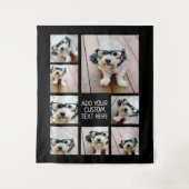 Tenture Créer un collage photo personnalisé avec 8 photos  (Devant)