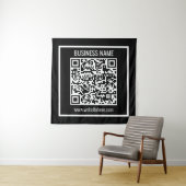 Tenture Créez un code QR moderne instantanément (En situation)