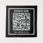 Tenture Créez un code QR moderne instantanément (Devant)