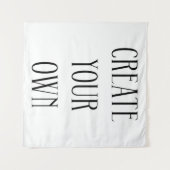 Tenture Créez votre propre (Devant (Horizontal))