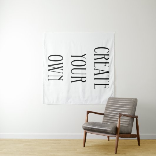 Tenture Créez votre propre (En situation (horizontale))