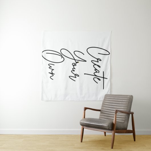 Tenture Créez votre propre (En situation (horizontale))