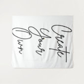 Tenture Créez votre propre (Devant (Horizontal))