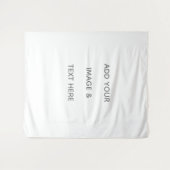 Tenture Créez votre propre blanc (Devant (Horizontal))