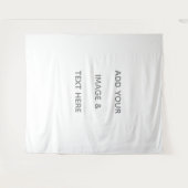 Tenture Créez votre propre blanc (Devant (Horizontal))