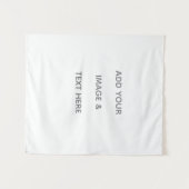 Tenture Créez votre propre blanc (Devant (Horizontal))