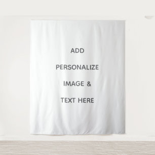Tenture Créez Votre Propre blanc Extra-Large