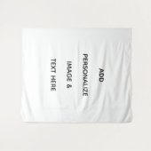 Tenture Créez Votre Propre blanc Extra-Large (Devant (Horizontal))