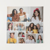 Tenture Créez votre propre collage de 10 photos (Devant)