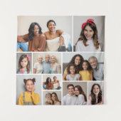 Tenture Créez votre propre collage de 10 photos (Devant)