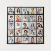 Tenture Créez votre propre collage de 25 photos (Devant)