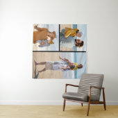 Tenture Créez votre propre collage de 3 photos  (En situation (horizontale))