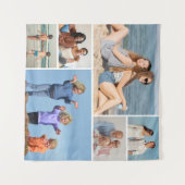 Tenture Créez votre propre collage de 6 photos (Devant (Horizontal))