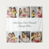 Tenture Créez Votre Propre Collage De 6 Photos Ajoutez Vot (Devant)