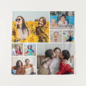 Tenture Créez votre propre collage de 8 photos (Devant)