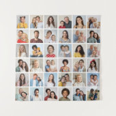 Tenture Créez Votre Propre Collage Photo de 36 Photos (Devant)