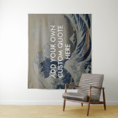 Tenture Créez votre propre devis de grande vague (En situation)