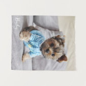 Tenture Créez votre propre monogramme vertical photo (Devant (Horizontal))