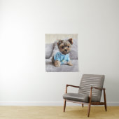 Tenture Créez votre propre monogramme vertical photo (En situation)