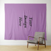 Tenture Créez votre propre personnalisé violet personnalis (En situation (horizontale))