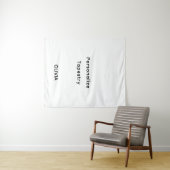 Tenture Créez votre propre promotion de marque simple (En situation (horizontale))