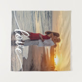 Tenture Créez votre propre script d'amour Romantique Coupl (Devant (Horizontal))