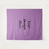 Tenture Créez Votre Propre Violet Personnalisé (Devant (Horizontal))