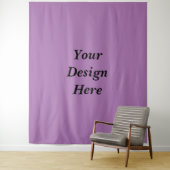 Tenture Créez Votre Propre Violet Personnalisé (En situation)