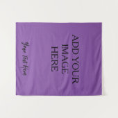 Tenture Créez Votre Propre Violet Vide Personnalisé (Devant (Horizontal))