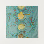 Tenture Crème glacée aux fraises (Devant)